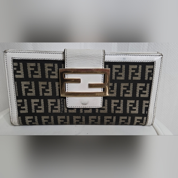 Fendi Handbags - GUC Fendi Zucca Wallet